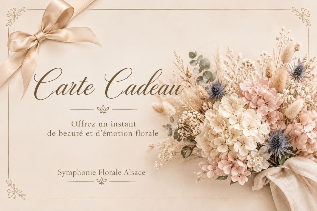 Carte Cadeau Symphonie Florale Alsace